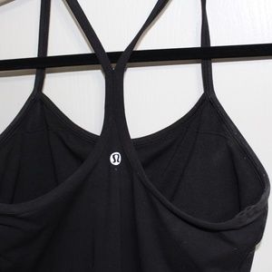Lulu Lemon Ebb to Street Tank Top - size 6 - Black